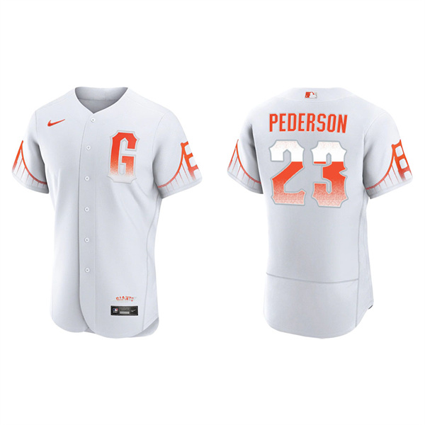 Men's San Francisco Giants Joc Pederson White 2021 City Connect Authentic Jersey