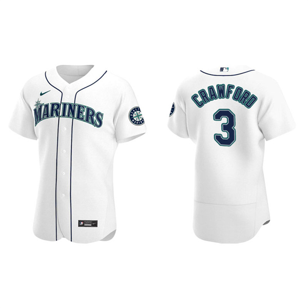 Men's Seattle Mariners J.P. Crawford White Authentic Home Jersey