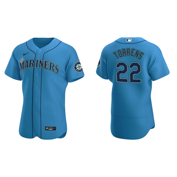 Men's Seattle Mariners Luis Torrens Royal Authentic Alternate Jersey