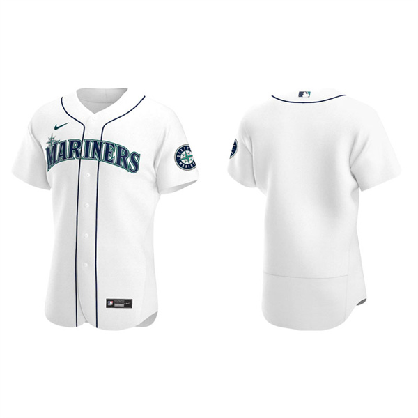 Men's Seattle Mariners White Authentic Home Jersey