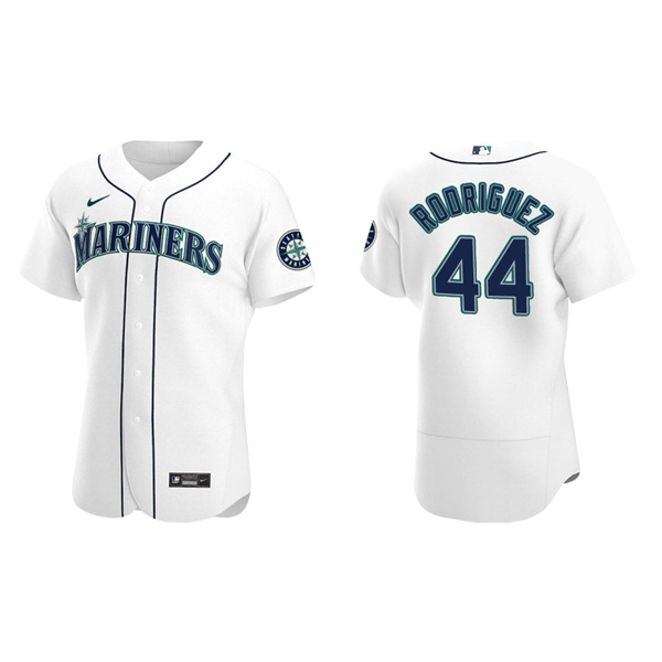 Men's Seattle Mariners Julio Rodriguez White Authentic Home Jersey
