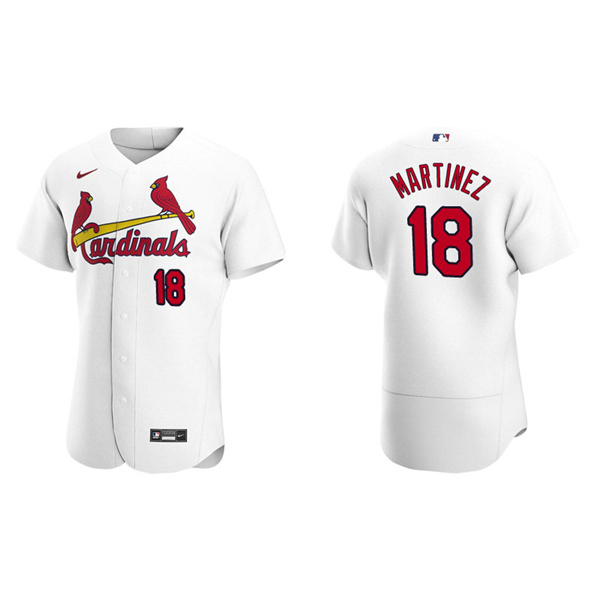 Men's St. Louis Cardinals Carlos Martinez White Authentic Home Jersey