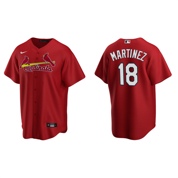 Men's St. Louis Cardinals Carlos Martinez Red Replica Alternate Jersey