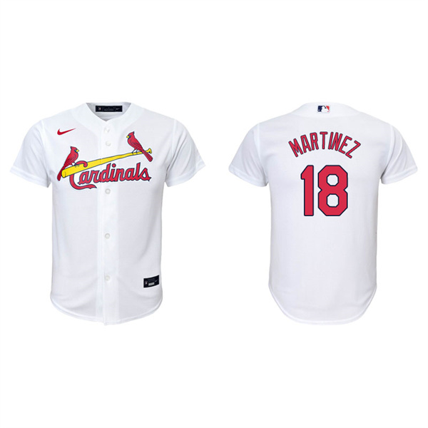 Youth St. Louis Cardinals Carlos Martinez White Replica Home Jersey
