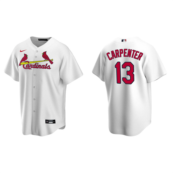 Men's St. Louis Cardinals Matt Carpenter White Replica Home Jersey