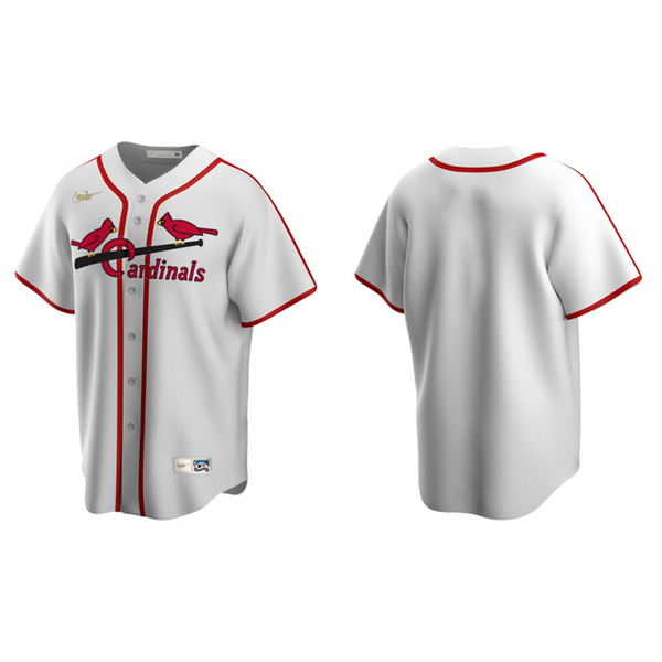 Men's St. Louis Cardinals White Cooperstown Collection Home Jersey