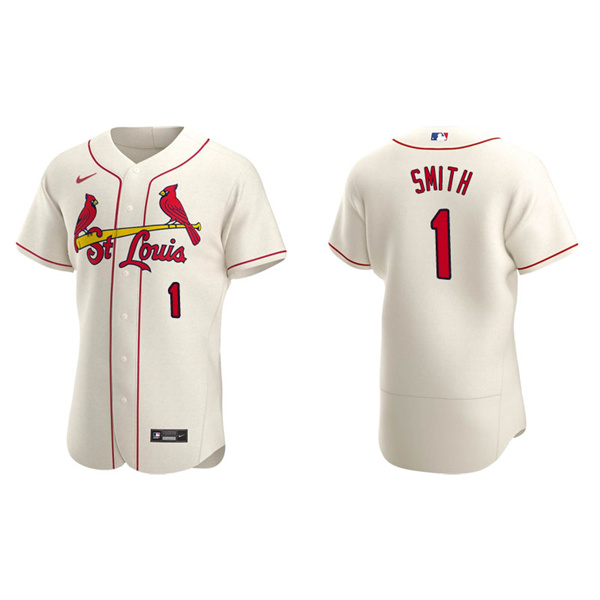 Men's St. Louis Cardinals Ozzie Smith Cream Authentic Alternate Jersey