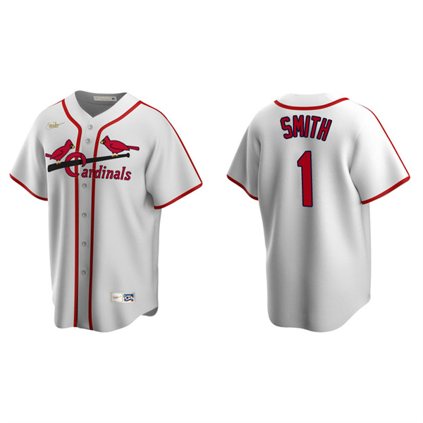Men's St. Louis Cardinals Ozzie Smith White Cooperstown Collection Home Jersey