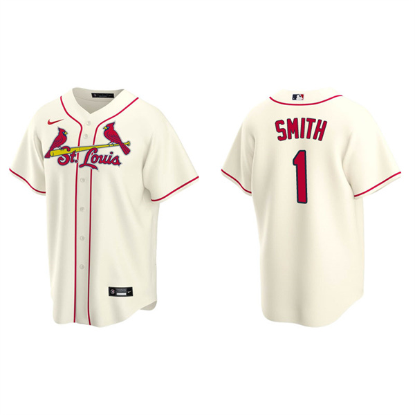 Men's St. Louis Cardinals Ozzie Smith Cream Replica Alternate Jersey
