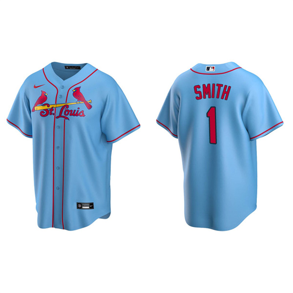 Men's St. Louis Cardinals Ozzie Smith Light Blue Replica Alternate Jersey