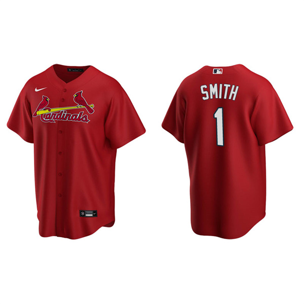 Men's St. Louis Cardinals Ozzie Smith Red Replica Alternate Jersey