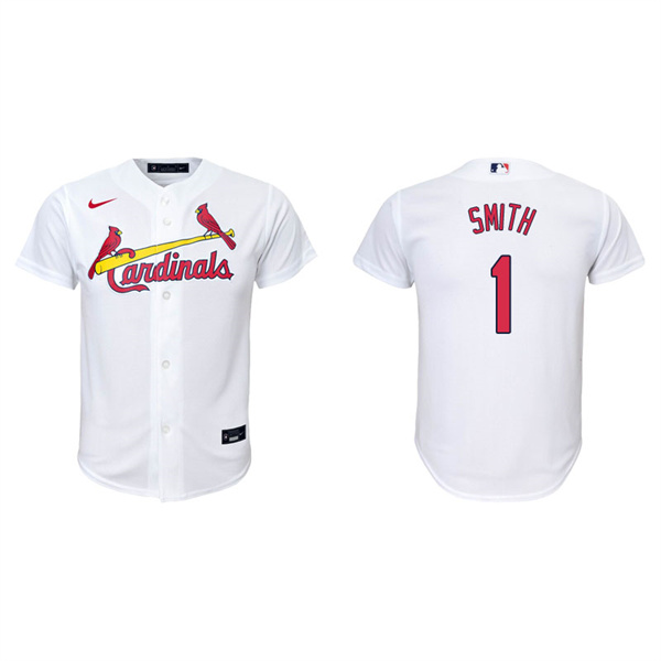 Youth St. Louis Cardinals Ozzie Smith White Replica Home Jersey