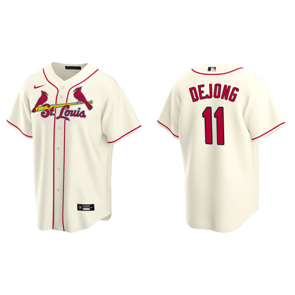 Men's St. Louis Cardinals Paul DeJong Cream Replica Alternate Jersey