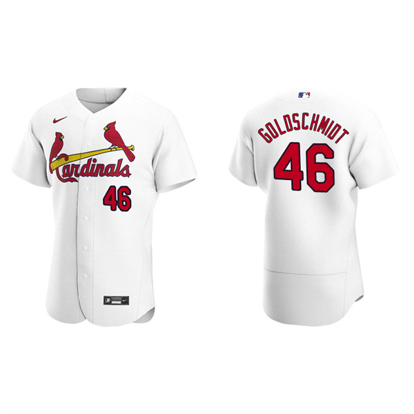Men's St. Louis Cardinals Paul Goldschmidt White Authentic Home Jersey