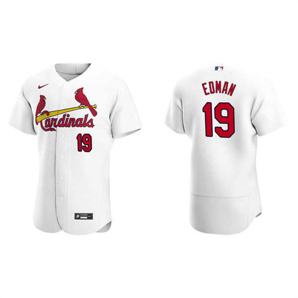 Men's St. Louis Cardinals Tommy Edman White Authentic Home Jersey