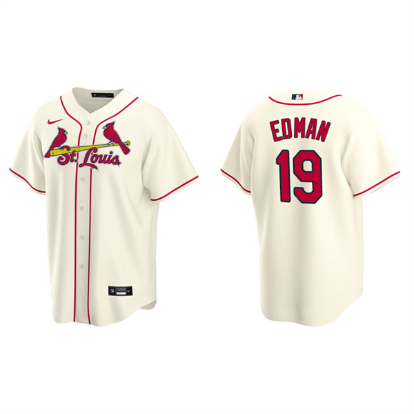 Men's St. Louis Cardinals Tommy Edman Cream Replica Alternate Jersey