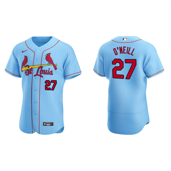 Men's St. Louis Cardinals Tyler O'Neill Light Blue Authentic Alternate Jersey