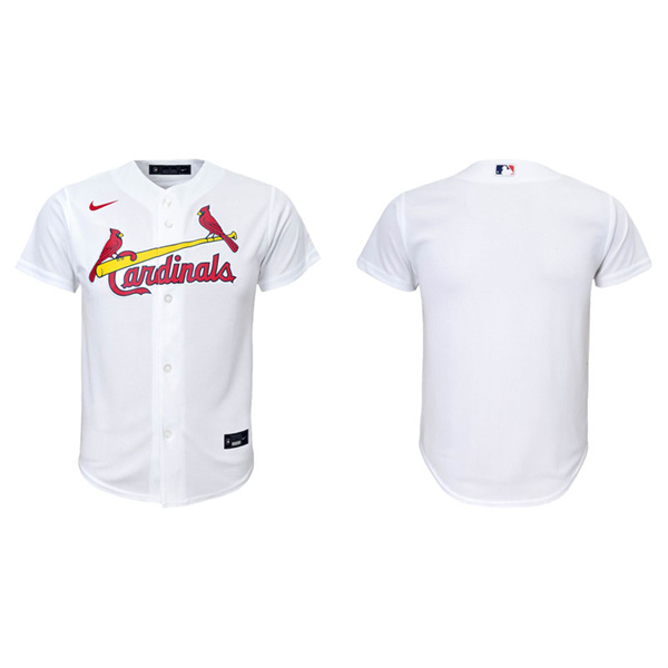 Youth St. Louis Cardinals White Replica Home Jersey
