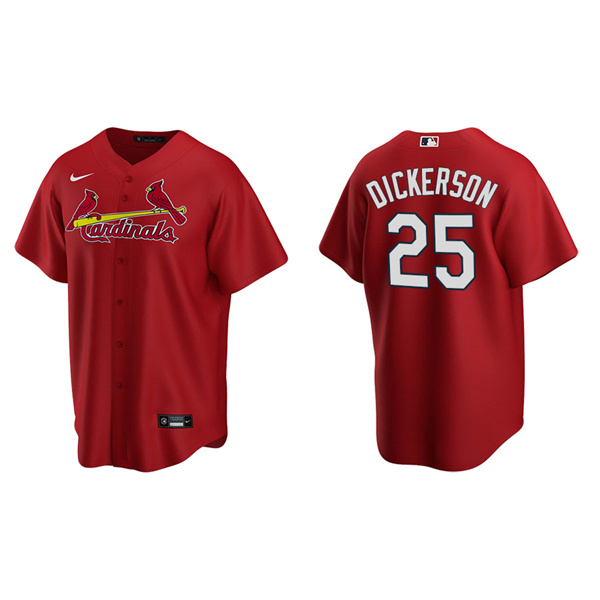 Men's St. Louis Cardinals Corey Dickerson Red Replica Alternate Jersey