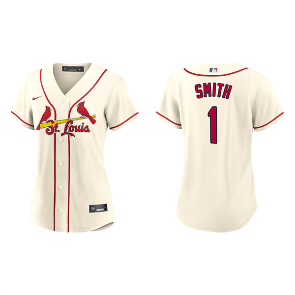 Women's Ozzie Smith St. Louis Cardinals Cream Replica Jersey
