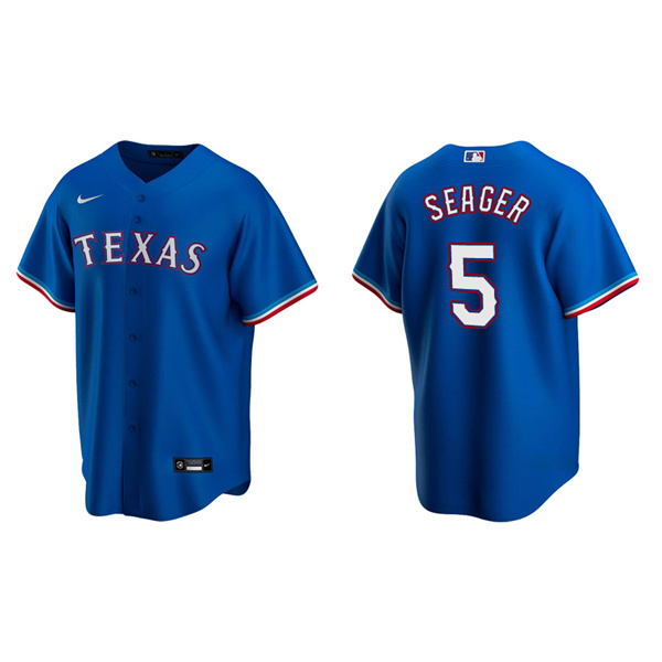 Men's Corey Seager Texas Rangers Royal Replica Alternate Jersey