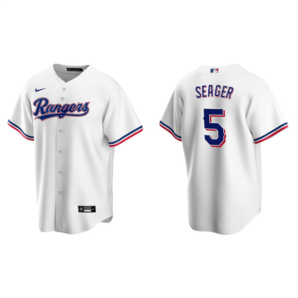 Men's Corey Seager Texas Rangers White Replica Home Jersey