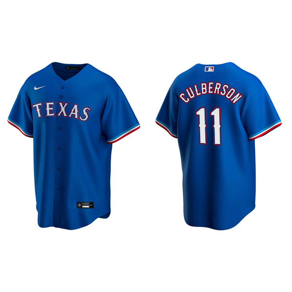 Men's Texas Rangers Charlie Culberson Royal Replica Alternate Jersey