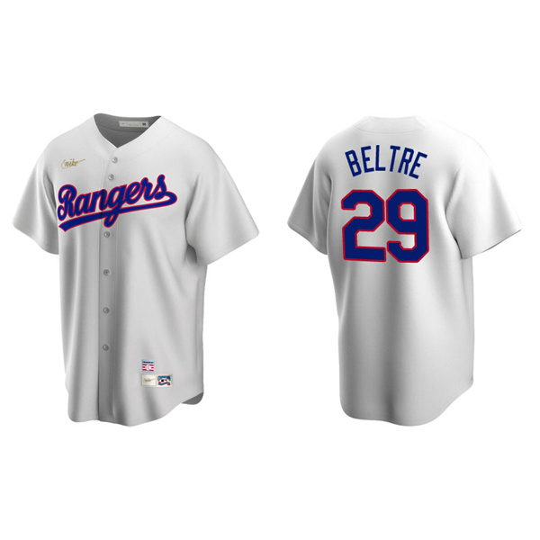 Men's Texas Rangers Adrian Beltre White Cooperstown Collection Home Jersey