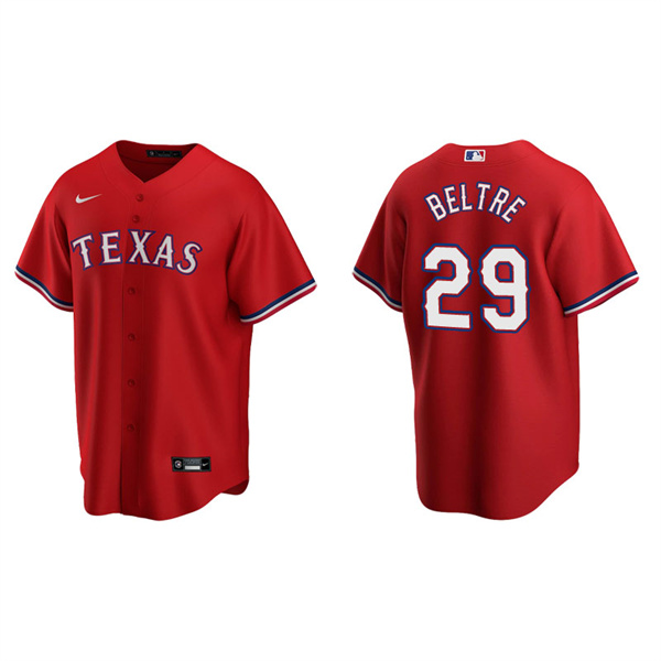 Men's Texas Rangers Adrian Beltre Red Replica Alternate Jersey