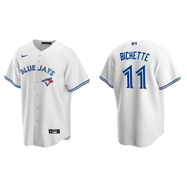 Men's Toronto Blue Jays Bo Bichette White Replica Home Jersey