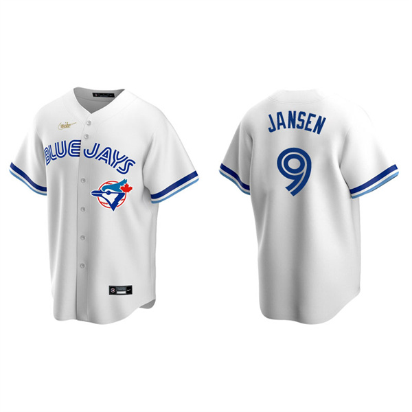 Men's Toronto Blue Jays Danny Jansen White Cooperstown Collection Home Jersey