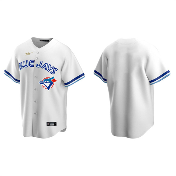 Men's Toronto Blue Jays White Cooperstown Collection Home Jersey