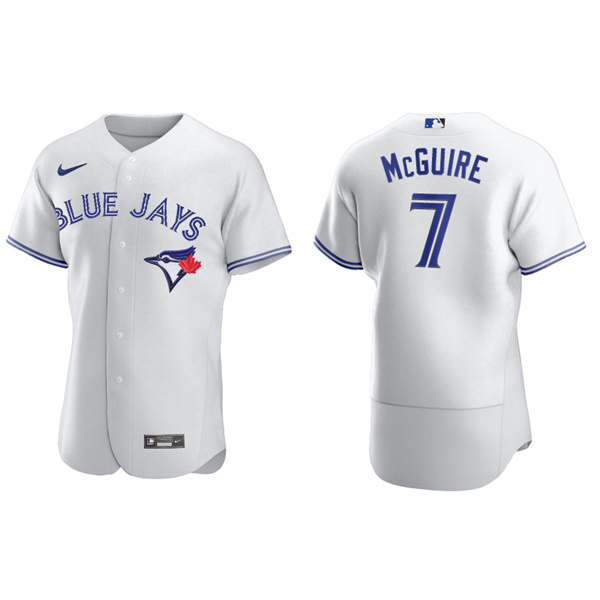 Men's Toronto Blue Jays Reese McGuire White Authentic Home Jersey