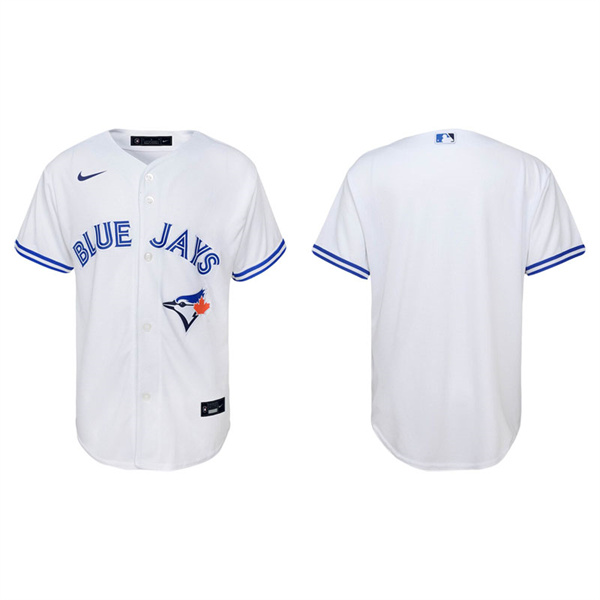 Youth Toronto Blue Jays White Replica Home Jersey