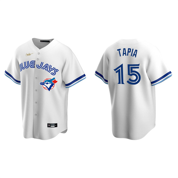 Men's Toronto Blue Jays Raimel Tapia White Cooperstown Collection Home Jersey