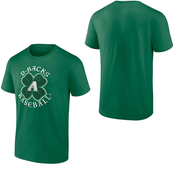 Men's Arizona Diamondbacks Fanatics Branded Kelly Green St. Patrick's Day Celtic T-Shirt