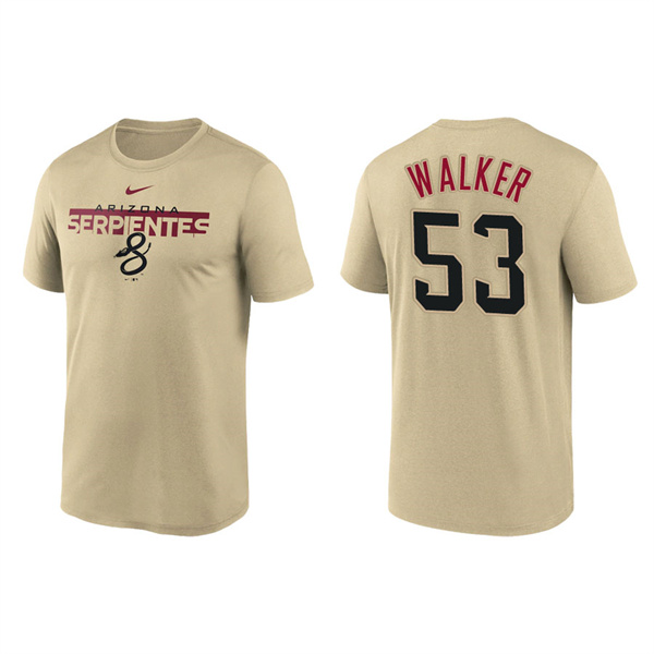 Christian Walker Arizona Diamondbacks 2022 City Connect Legend Performance T-Shirt Gold