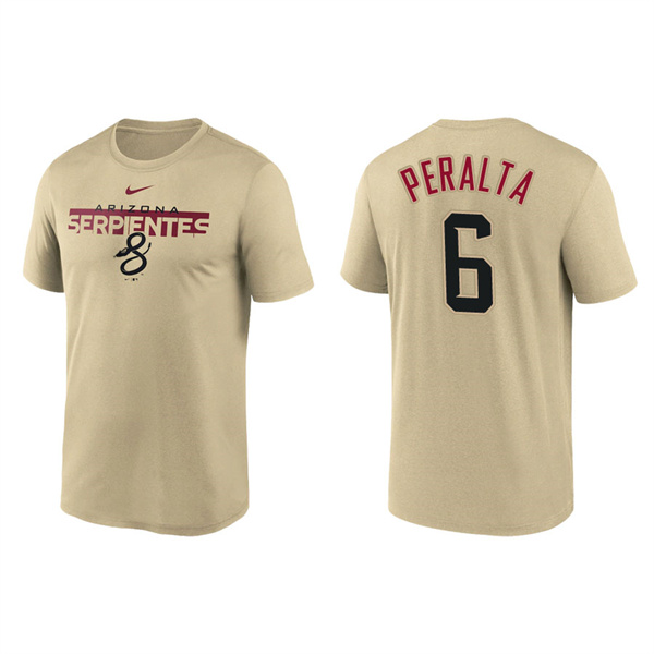 David Peralta Arizona Diamondbacks 2022 City Connect Legend Performance T-Shirt Gold