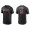 Men's Arizona Diamondbacks Daulton Varsho Black Name & Number Nike T-Shirt