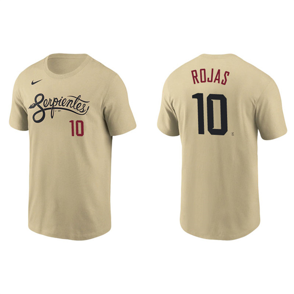 Men's Arizona Diamondbacks Josh Rojas Gold 2021 City Connect T-Shirt
