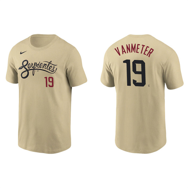 Men's Arizona Diamondbacks Josh VanMeter Gold 2021 City Connect T-Shirt