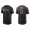Men's Arizona Diamondbacks Nick Ahmed Black Name & Number Nike T-Shirt