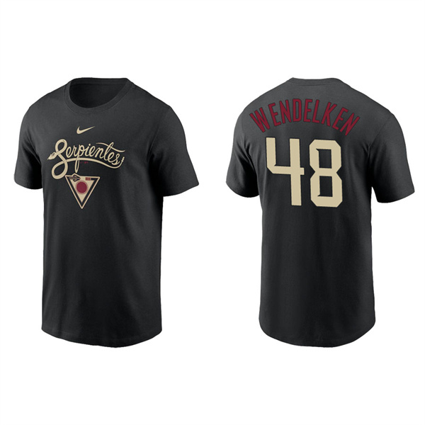 Men's J.B. Wendelken Arizona Diamondbacks Black 2021 City Connect Graphic T-Shirt