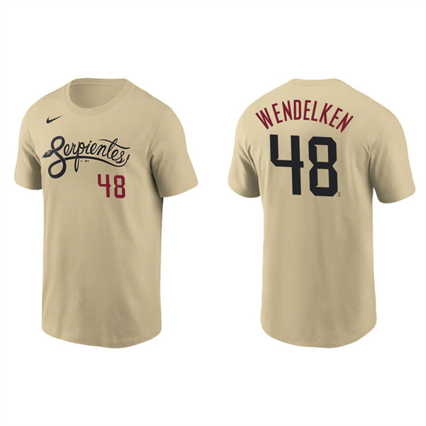 Men's J.B. Wendelken Arizona Diamondbacks Gold 2021 City Connect T-Shirt
