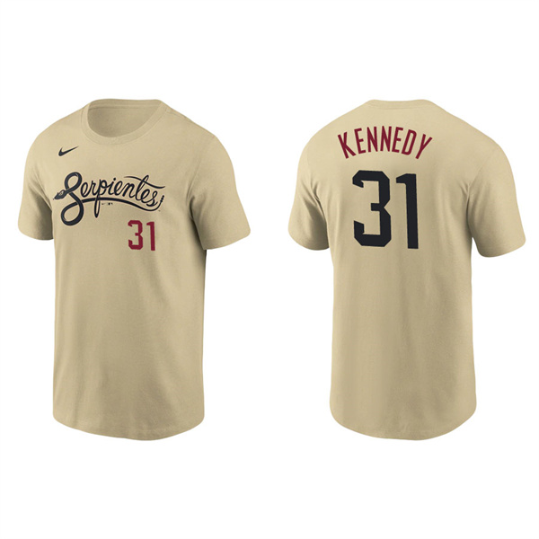 Men's Arizona Diamondbacks Ian Kennedy Gold 2021 City Connect T-Shirt
