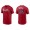 Men's Atlanta Braves Adam Duvall Red Name & Number Nike T-Shirt