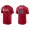 Men's Atlanta Braves Stephen Vogt Red Name & Number Nike T-Shirt
