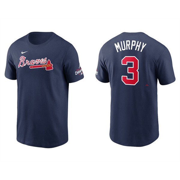 Dale Murphy Atlanta Braves Navy 2021 World Series Champions T-Shirt
