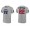 Joc Pederson Atlanta Braves Gray 2021 World Series Champions Locker Room T-Shirt