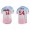 Max Fried Atlanta Braves Pro Standard Ombre T-Shirt Blue Pink